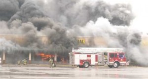 Strip Mall Fire