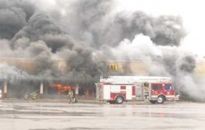 Strip Mall Fire