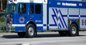 Blue Fire truck